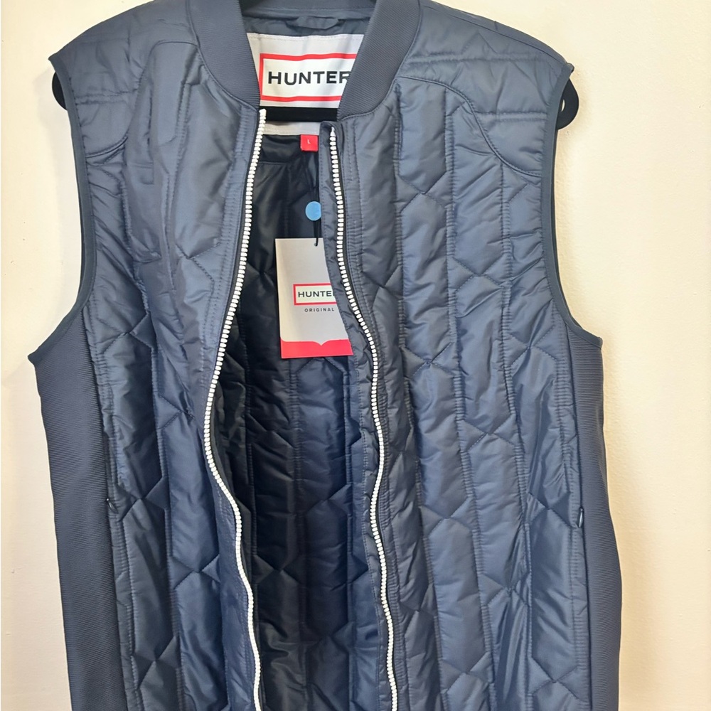 Hunter Men's Gray Quilted Vest
